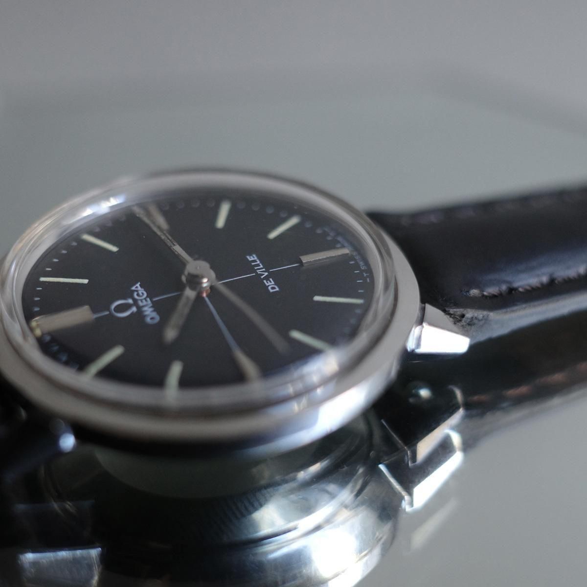 OMEGA DE VILLE（オメガ デビル） 黒文字盤 クロスライン - JeJe PIANO