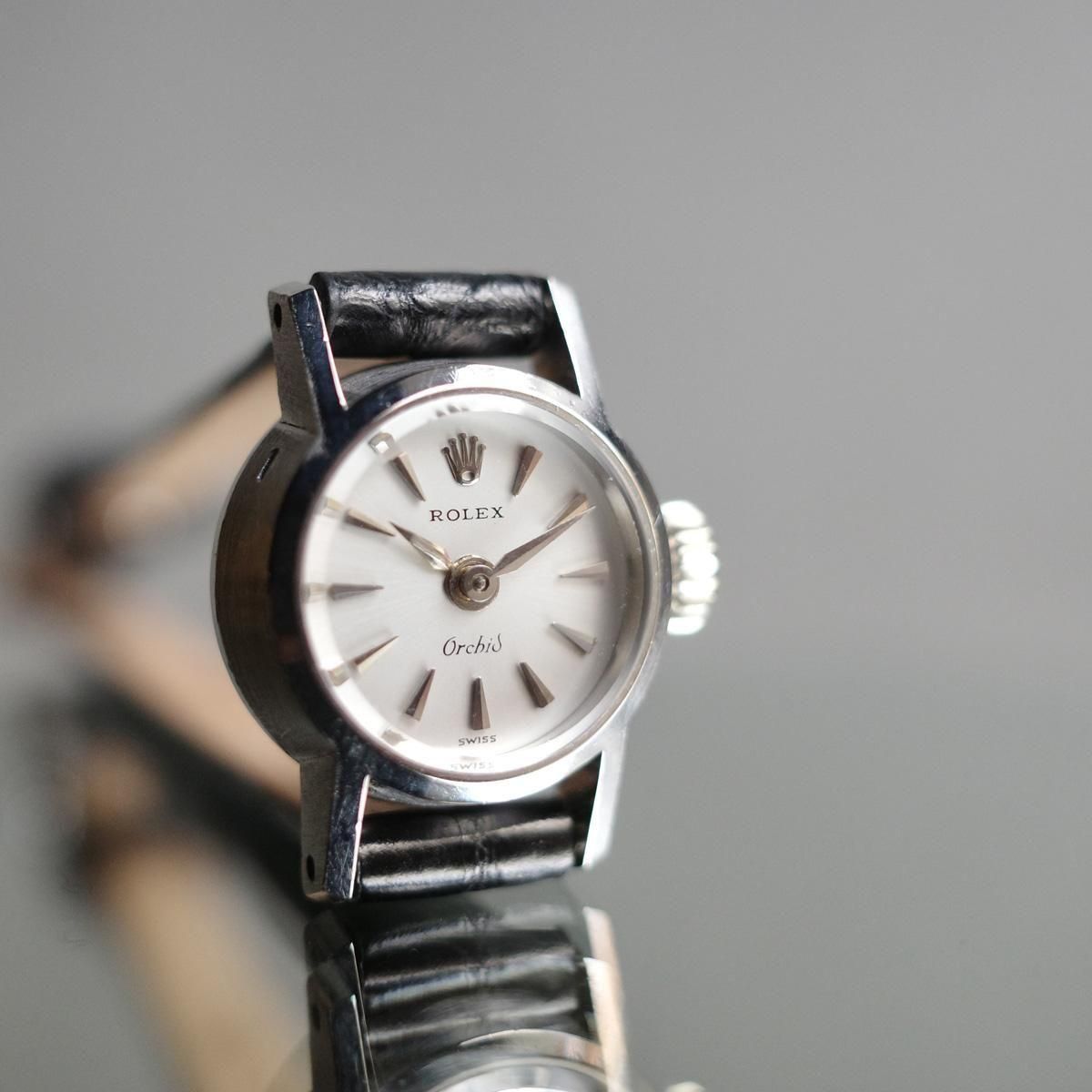 ROLEX ORCHID（ロレックス オーキッド）18KWG 極小ケース 楔形