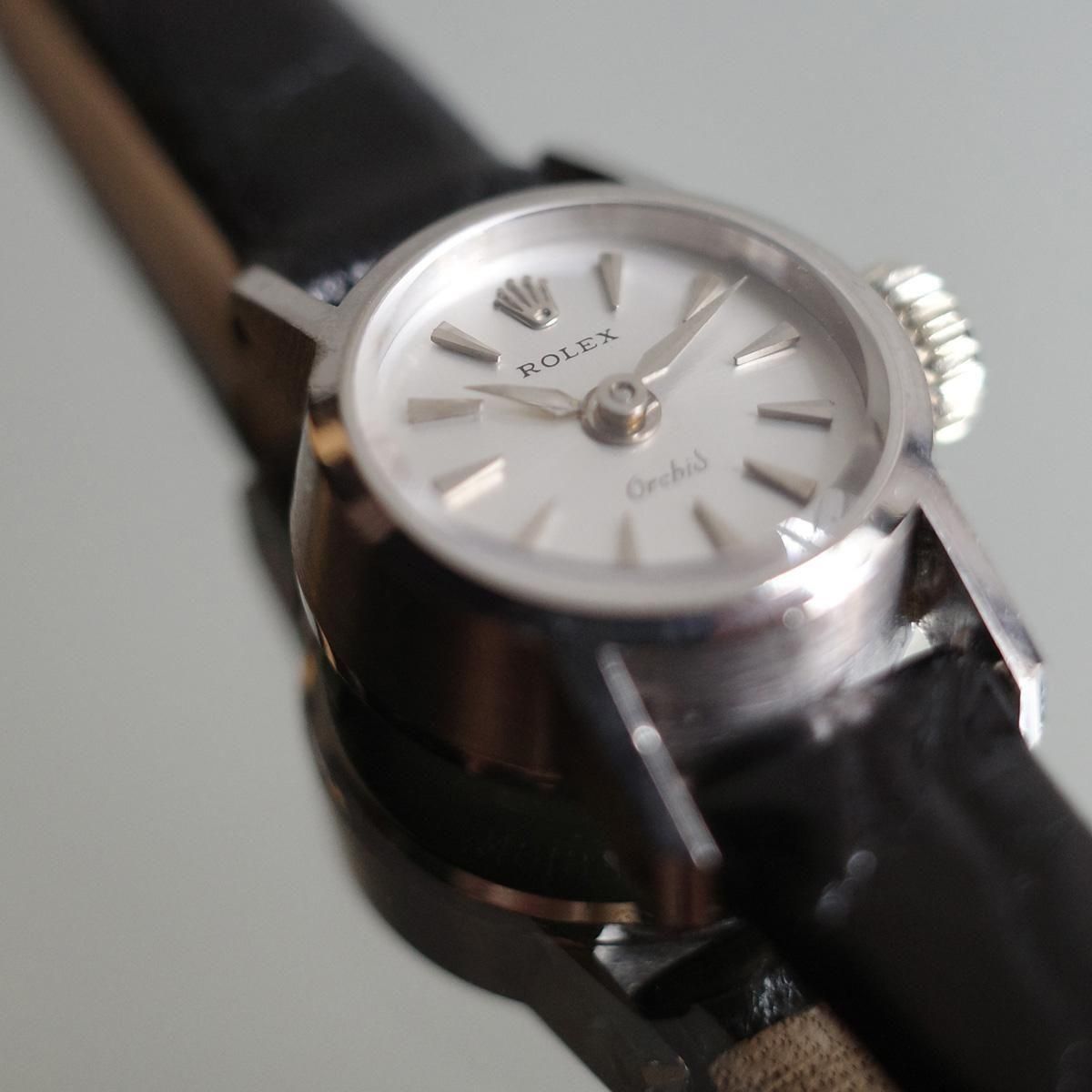 ROLEX ORCHID（ロレックス オーキッド）18KWG 極小ケース 楔形