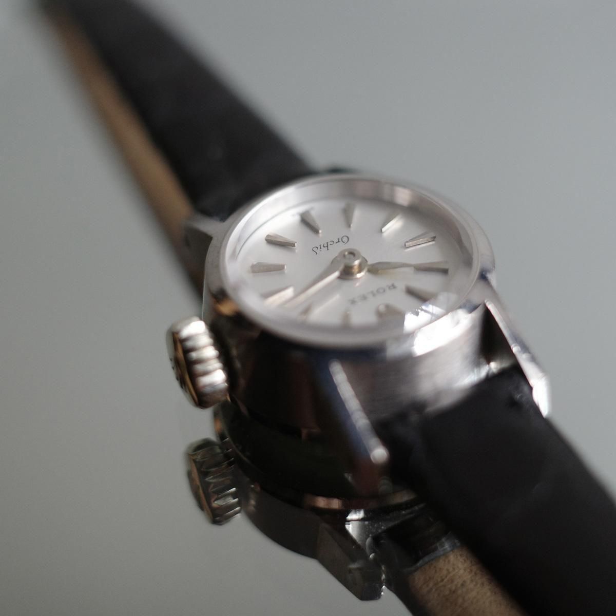 ROLEX ORCHID（ロレックス オーキッド）18KWG 極小ケース 楔形