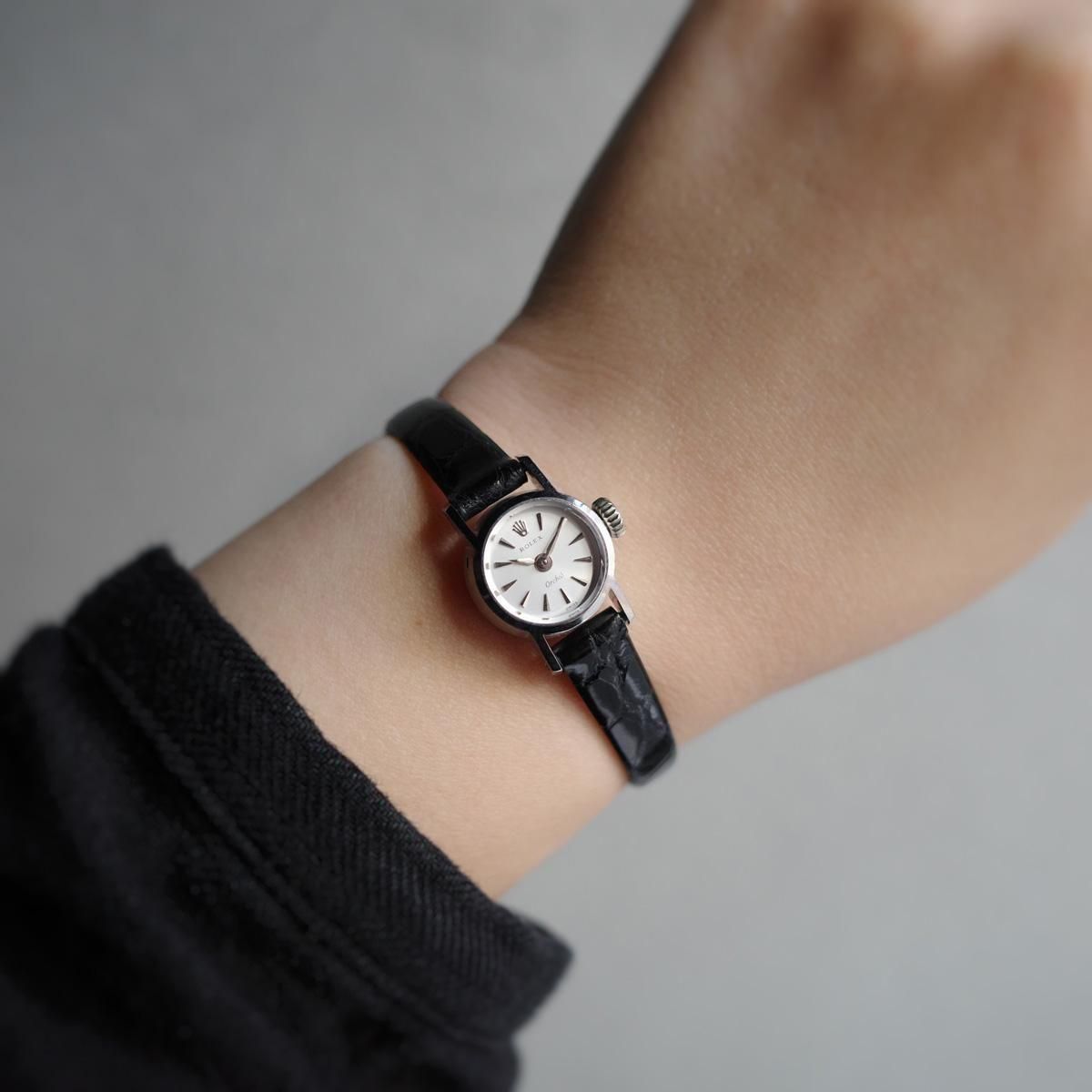 ROLEX ORCHID（ロレックス オーキッド）18KWG 極小ケース 楔形