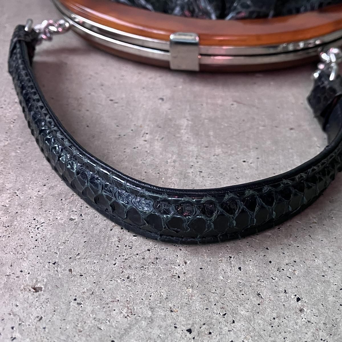 <img class='new_mark_img1' src='https://img.shop-pro.jp/img/new/icons13.gif' style='border:none;display:inline;margin:0px;padding:0px;width:auto;' />ơ إӳ ϥɥХåVintage Python Leather Hand Bag