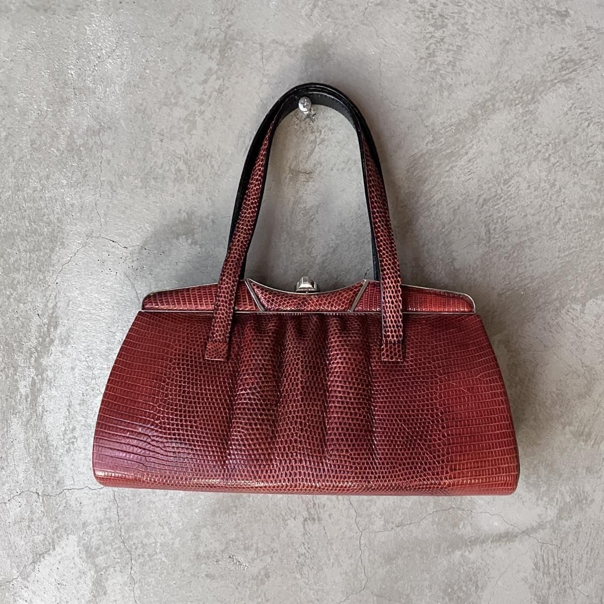 ヴィンテージ リザード ハンドバッグ（Vintage Lizard Leather Hand