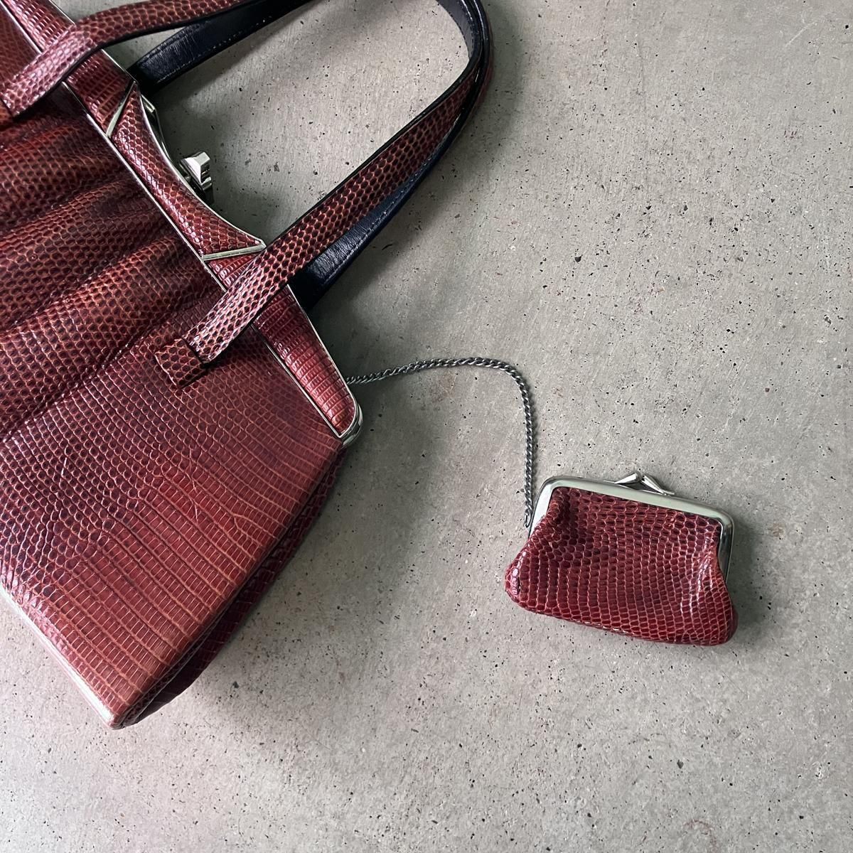 ヴィンテージ リザード ハンドバッグ（Vintage Lizard Leather Hand