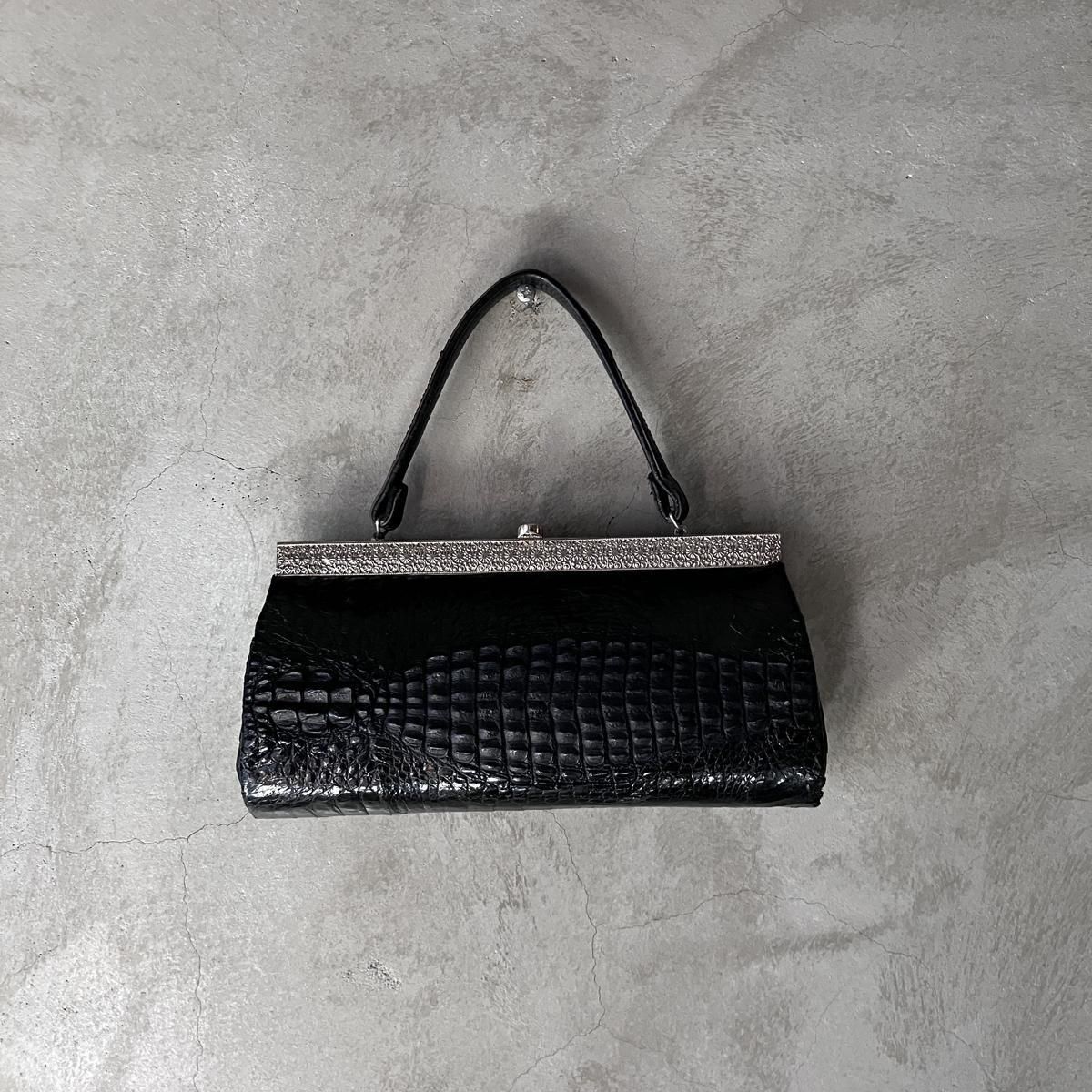 <img class='new_mark_img1' src='https://img.shop-pro.jp/img/new/icons13.gif' style='border:none;display:inline;margin:0px;padding:0px;width:auto;' />ơ ޥ åϥɥХåVintage Caiman Leather Clutch & Hand Bag