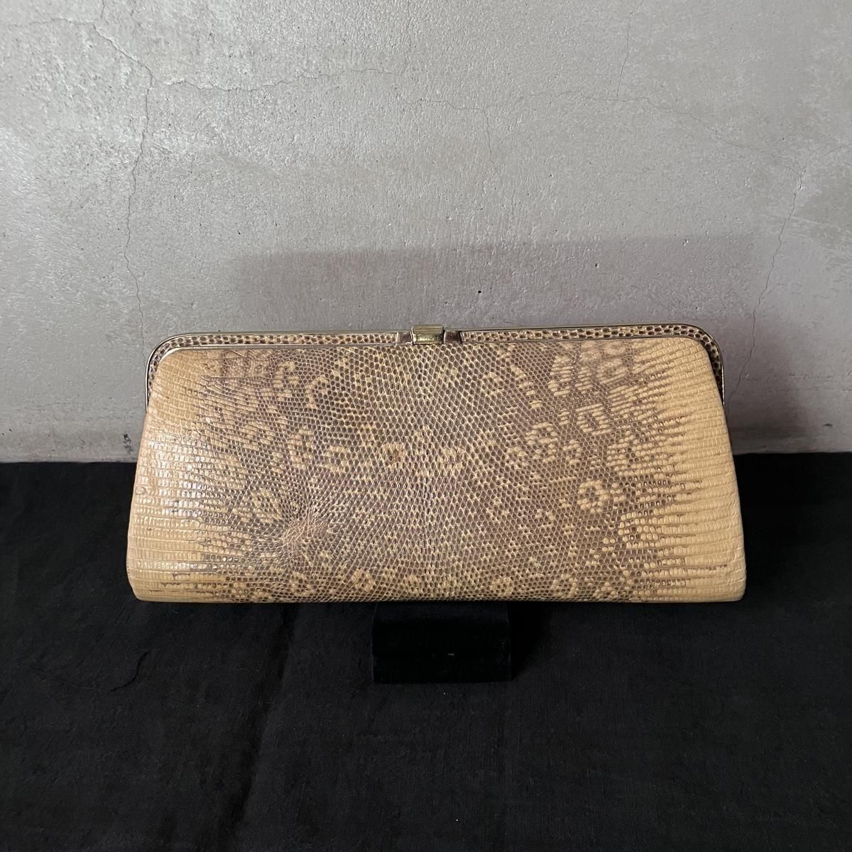 <img class='new_mark_img1' src='https://img.shop-pro.jp/img/new/icons13.gif' style='border:none;display:inline;margin:0px;padding:0px;width:auto;' />ơ ꥶ åХåVintage Lizard Leather Clutch Bag