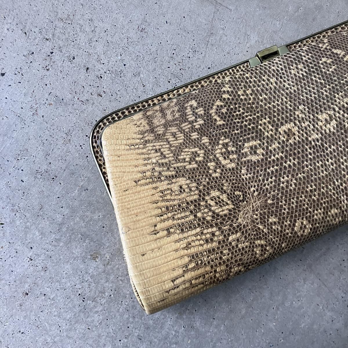 <img class='new_mark_img1' src='https://img.shop-pro.jp/img/new/icons13.gif' style='border:none;display:inline;margin:0px;padding:0px;width:auto;' />ơ ꥶ åХåVintage Lizard Leather Clutch Bag