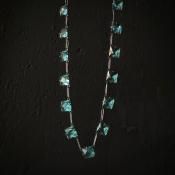 <img class='new_mark_img1' src='https://img.shop-pro.jp/img/new/icons13.gif' style='border:none;display:inline;margin:0px;padding:0px;width:auto;' />1920-30ǯ�� �֥롼 �����������饹 �ͥå��쥹��Metal Glass Necklace��