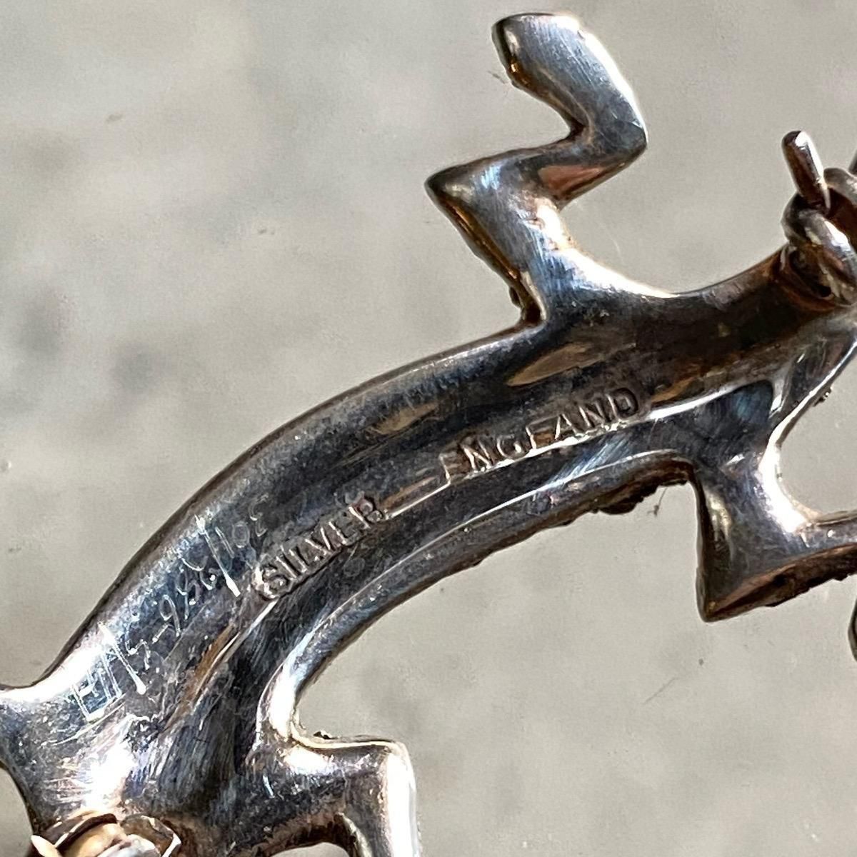 1940年代 シルバー マーカサイト トカゲ ブローチ- JeJe PIANO ONLINE