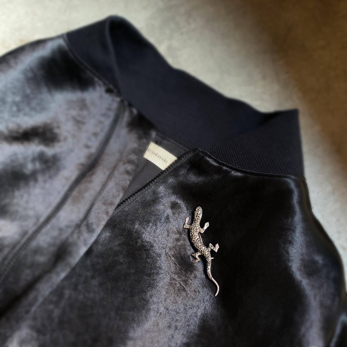 1940年代 シルバー マーカサイト トカゲ ブローチ- JeJe PIANO ONLINE