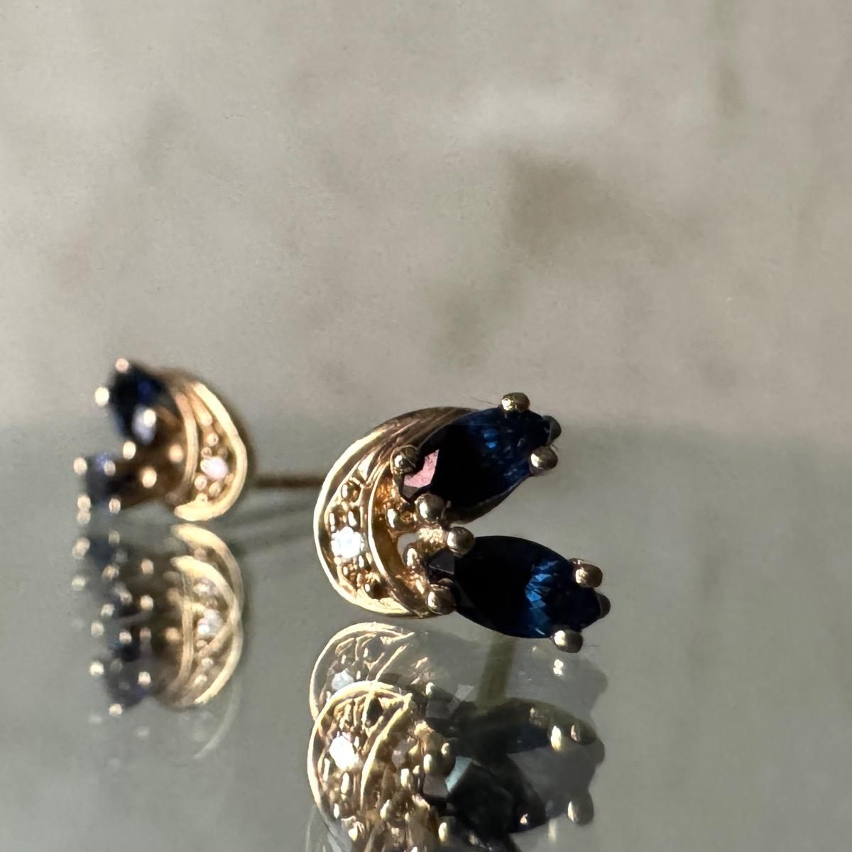 <img class='new_mark_img1' src='https://img.shop-pro.jp/img/new/icons13.gif' style='border:none;display:inline;margin:0px;padding:0px;width:auto;' />������ơ��� 18�� ���ե����� ��������� ������ԥ�����18KYG Sapphire Diamond Earrings��