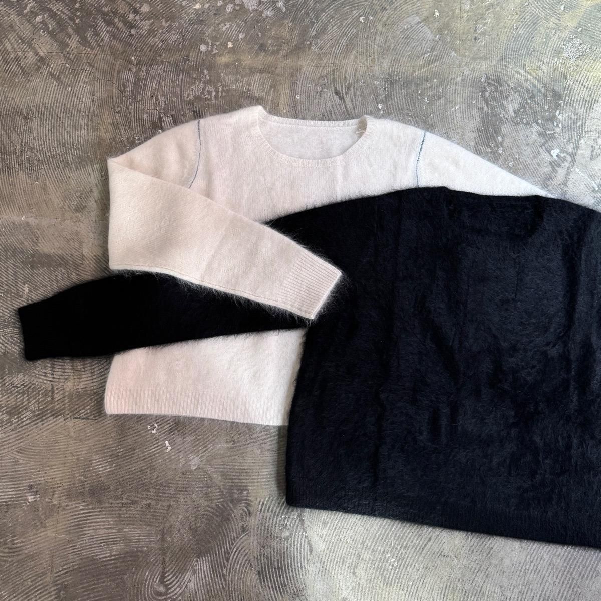 <img class='new_mark_img1' src='https://img.shop-pro.jp/img/new/icons14.gif' style='border:none;display:inline;margin:0px;padding:0px;width:auto;' />�ڴ��ָ��� 12/21�ޤǡ� suzuki takayuki brushed knitting pullover  ���ʥ����������業 �֥�å���� �˥åƥ��� �ץ륪���С���Black