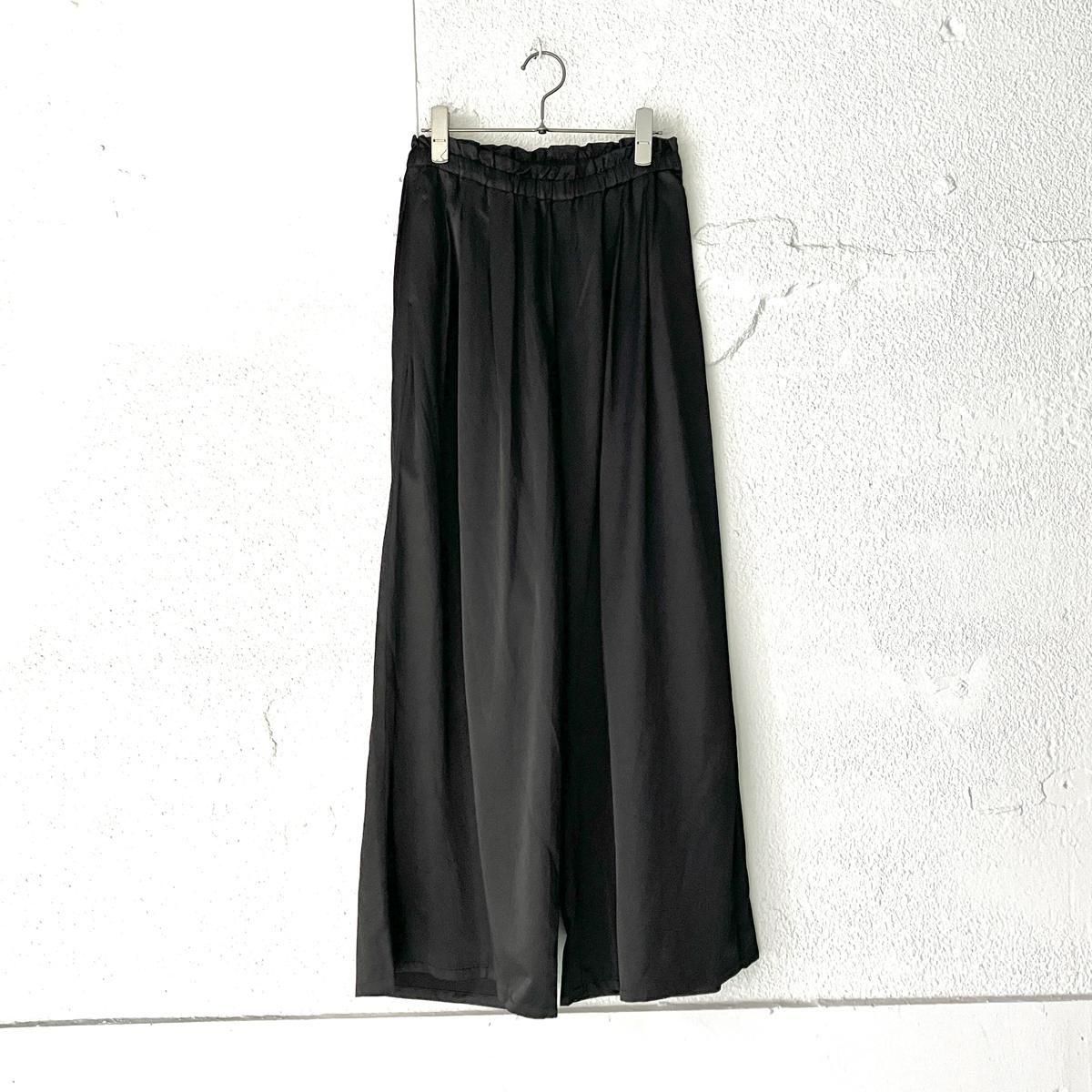<img class='new_mark_img1' src='https://img.shop-pro.jp/img/new/icons14.gif' style='border:none;display:inline;margin:0px;padding:0px;width:auto;' />�ڴ��ָ��� 12/21�ޤǡ�  suzuki takayuki gathered pants ���ʥ����������業 ���㥶���ɥѥ�� ��Black