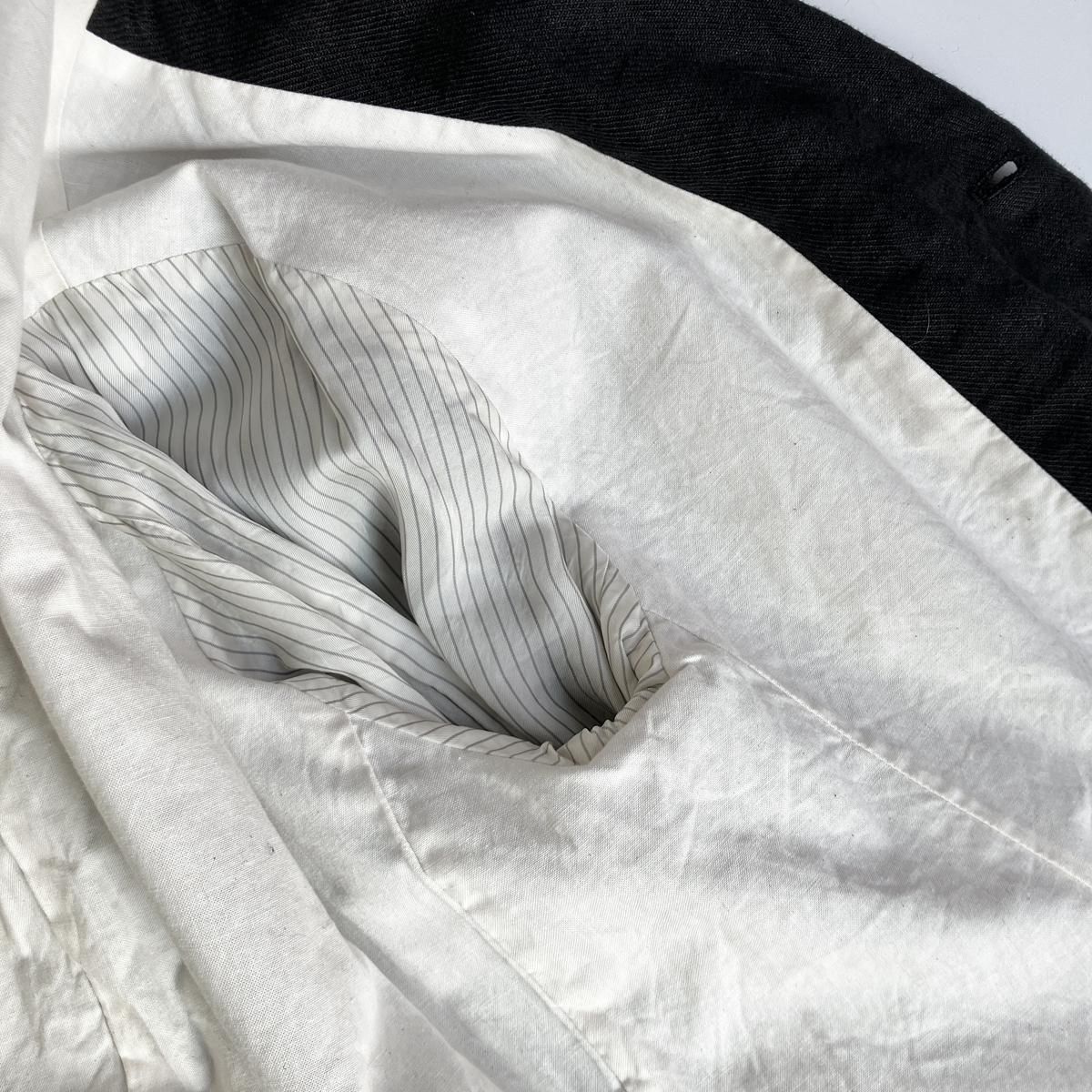 <img class='new_mark_img1' src='https://img.shop-pro.jp/img/new/icons14.gif' style='border:none;display:inline;margin:0px;padding:0px;width:auto;' />�ڴ��ָ��� 12/21�ޤǡ� suzuki takayuki peaked-lapel jacket�ʥ����������業 �ԡ����ɥ�ڥ른�㥱�åȡ�Black / Unisex 