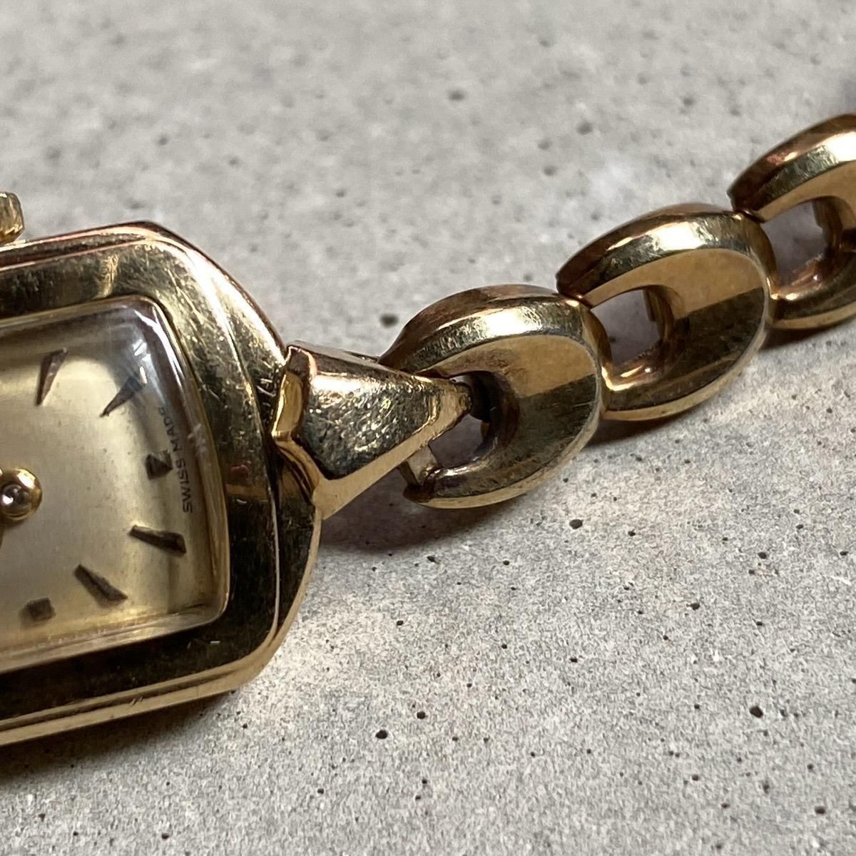 OMEGA （オメガ）80ミクロン 金張 スクエアケース 純正箱付 - JeJe