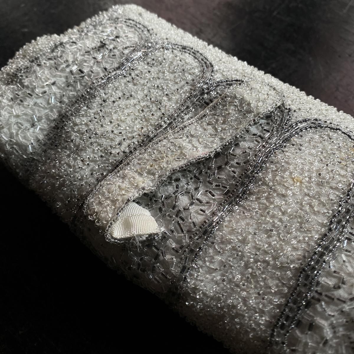 1920-30年代 ガラスビーズ クラッチバッグ（Art deco Glass Beads