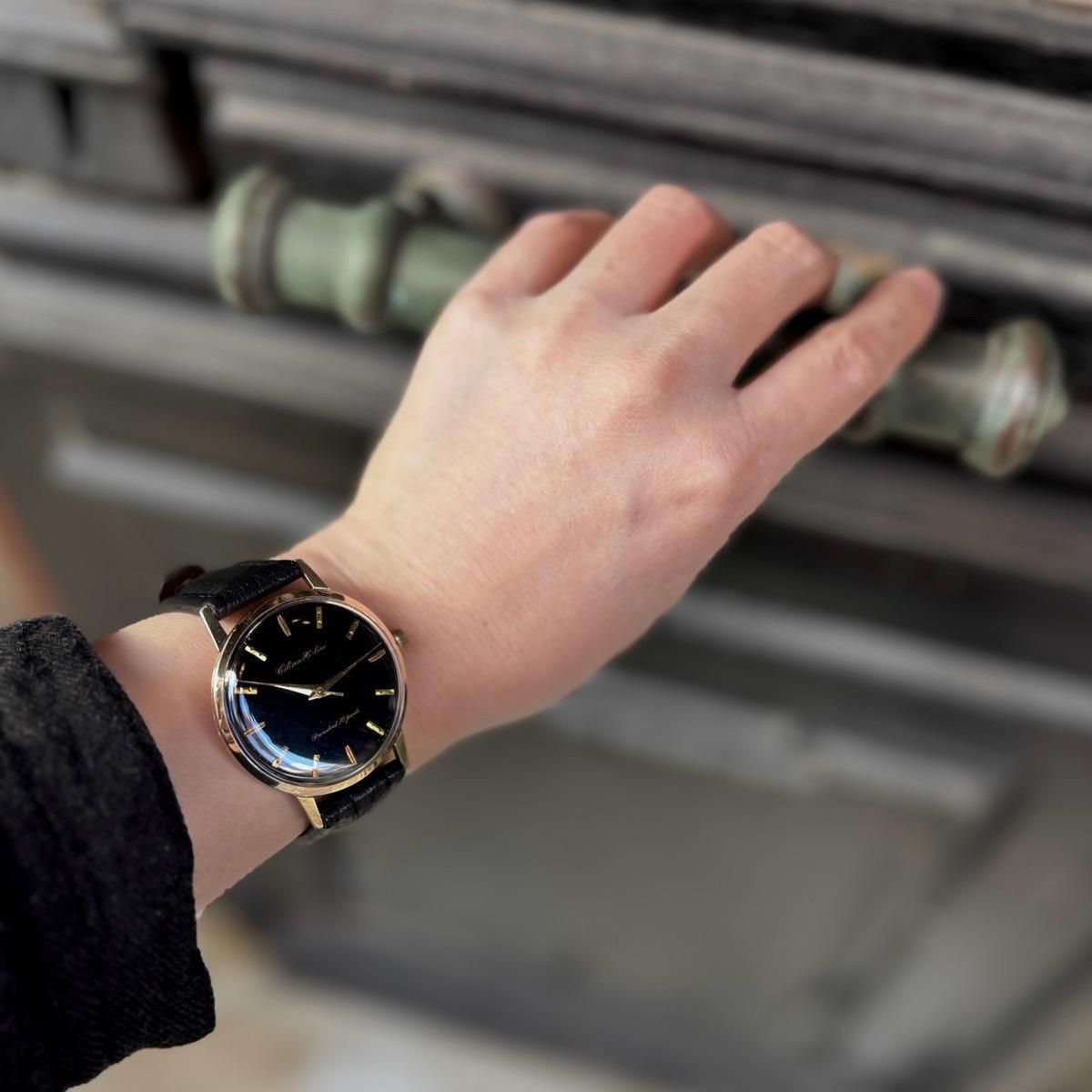 CITIZEN Hi Line（シチズン ハイライン）14KGF 黒文字盤 -JeJe PIANO