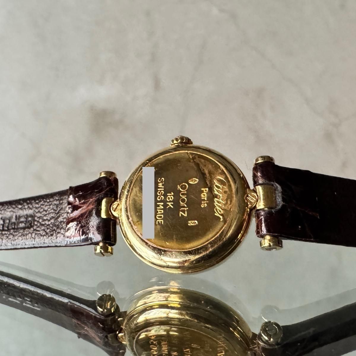 カルティエ　ミニヴァンドーム　Cartier 18KYG Cartier Mini VENDOME （カルティエ ミニヴァンドーム）18KYG