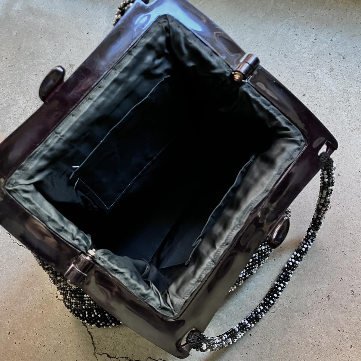 ヴィンテージ ビーズ クロッシェ バッグ（Vintage Beads Crochet Bag