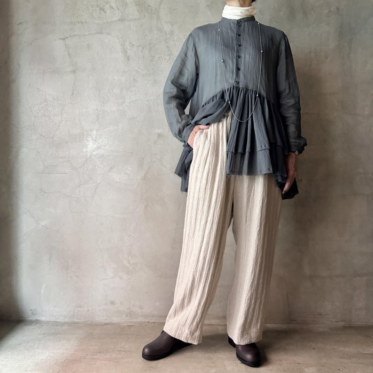 suzuki takayuki wide-straight pants（スズキタカユキ ワイド