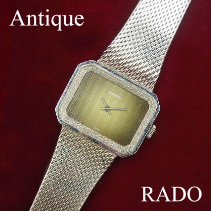 時計ショップHaru292 RADO ラドー時計　レディース腕時計　ゴールド　スクエア　ヴィンテージ