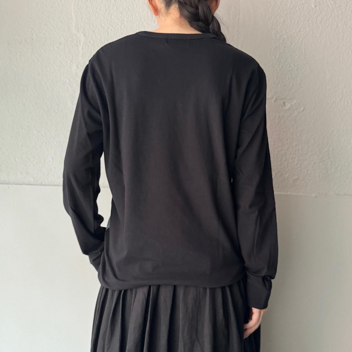 <img class='new_mark_img1' src='https://img.shop-pro.jp/img/new/icons38.gif' style='border:none;display:inline;margin:0px;padding:0px;width:auto;' />30OFF Trompe-l'oeil Gilet T-shirt / Black (ޤ / ȥץ륤  T)