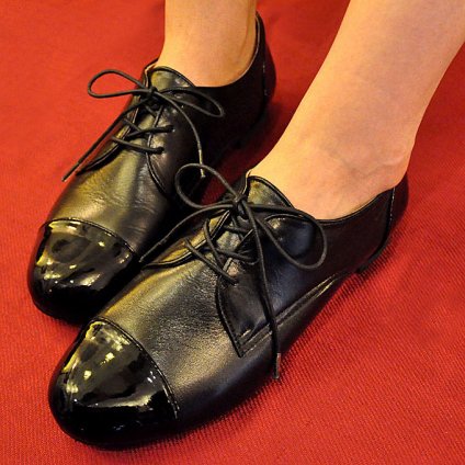Switching Lace-up shoes / Black (ڤؤ졼åץ塼)