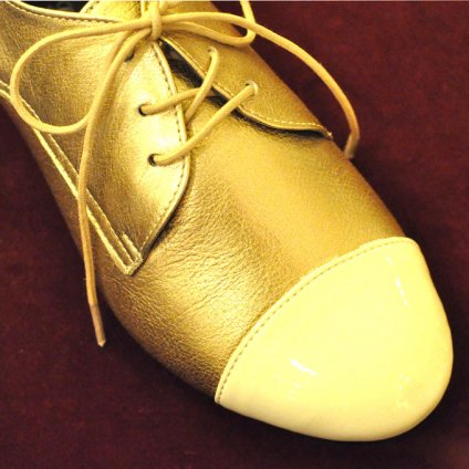 Switching Lace-up shoes / Gold (ڤؤ졼åץ塼)