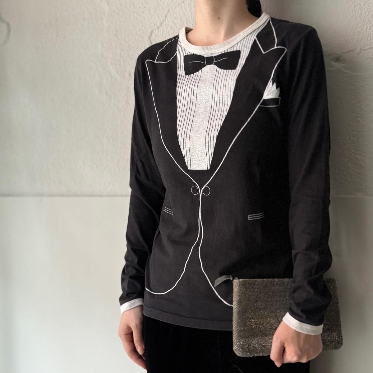 <img class='new_mark_img1' src='https://img.shop-pro.jp/img/new/icons38.gif' style='border:none;display:inline;margin:0px;padding:0px;width:auto;' />30OFF  Trompe-l'oeil Tuxedo T-shirt (ޤ / ȥץ륤  T)