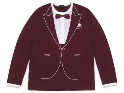 <img class='new_mark_img1' src='https://img.shop-pro.jp/img/new/icons38.gif' style='border:none;display:inline;margin:0px;padding:0px;width:auto;' />30OFF  Trompe-l'oeil Tuxedo T-shirt (ޤ / ȥץ륤  T)