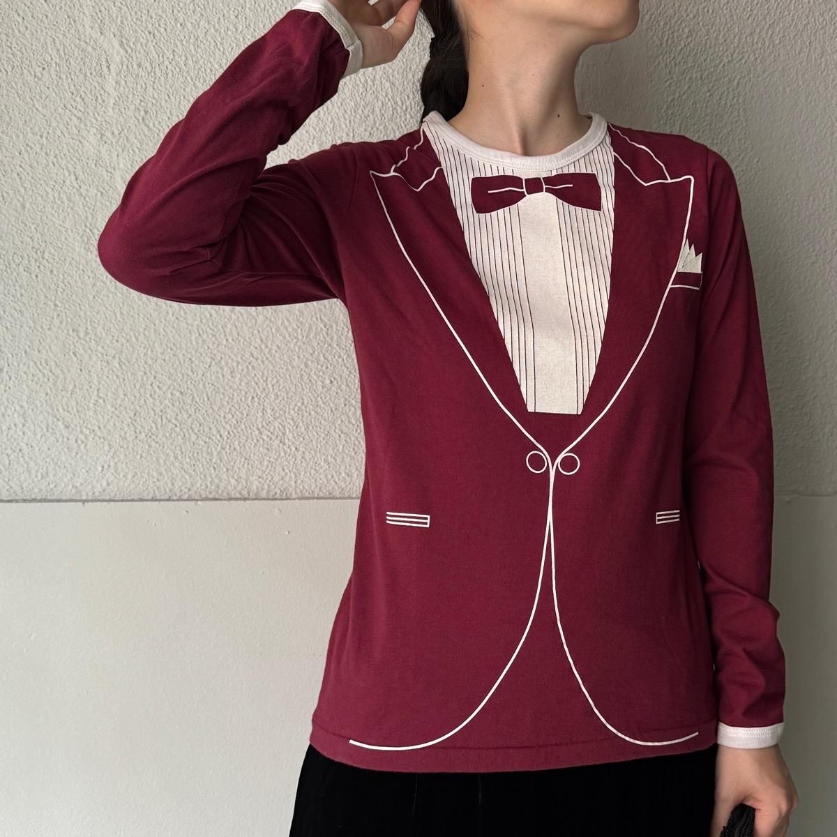 <img class='new_mark_img1' src='https://img.shop-pro.jp/img/new/icons38.gif' style='border:none;display:inline;margin:0px;padding:0px;width:auto;' />30OFF  Trompe-l'oeil Tuxedo T-shirt (ޤ / ȥץ륤  T)