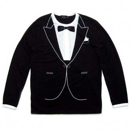 <img class='new_mark_img1' src='https://img.shop-pro.jp/img/new/icons38.gif' style='border:none;display:inline;margin:0px;padding:0px;width:auto;' />30OFF  Trompe-l'oeil Tuxedo T-shirt (ޤ / ȥץ륤  T)