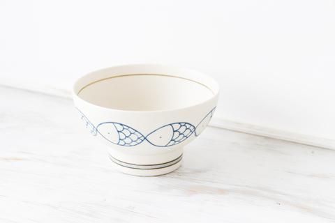 すこし屋】さかな柄のお茶碗