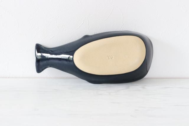 ヨルノアオ くじら長鉢 陶器 よしざわ窯