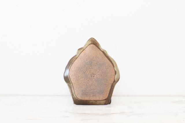 よしざわ窯９点セット中古美品 ワ8 グレージュ cedar pattern リム大皿 - 益子焼の小さな窯元