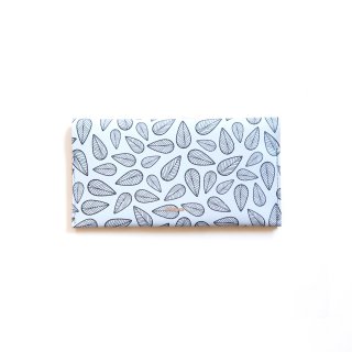 Wallet L / Leaves Grey