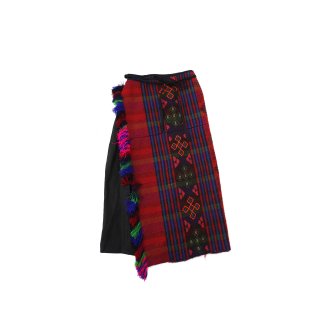 quitan / Wrap Skirt - Bhutan Textiles / RED