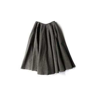 quitan / Circuler Skirt - Pique de Provence / BLACK