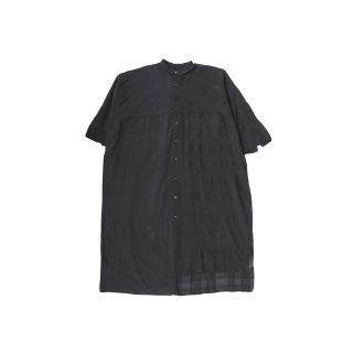 quitan / Long Shirt - Cotton Khadi / Black