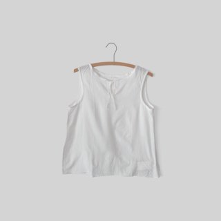  jiji / khadi cotton no sleeves / Off White