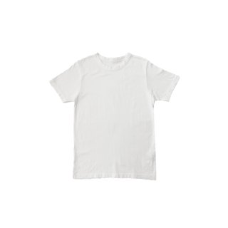 jiji / 吊り編みTシャツ/ WHITE
