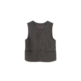  jiji / Bishu Wool Vest / black