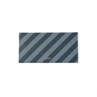 Wallet L -Grey and Black Stripes -