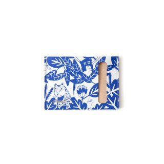 Wallet S -Grey and Blue Jungle-