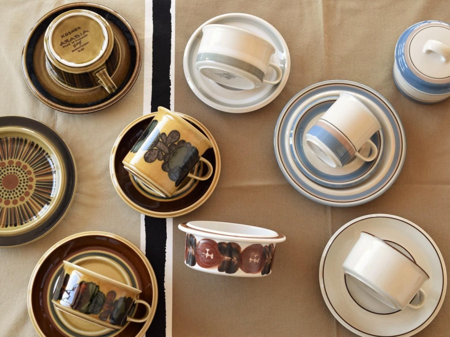 A1334-4/ARABIA/アラビア/ロスマリン ボウル 13cm/飾鉢/盛鉢 ARABIA Rosmarin 13cmボウル アラビア ロスマリン - Taivas