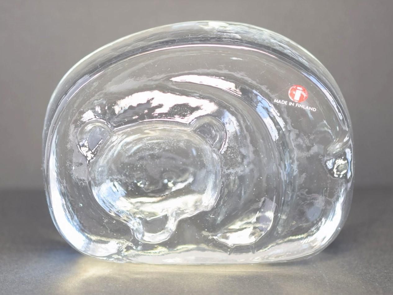 イッタラ ガラス オブジェ 北欧インテリア ヴィンテージ iittala くま ガラス オブジェ イッタラ - Taivas ~北欧
