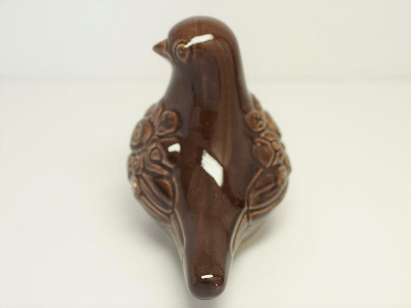 DECO社 Rosa Ljung 鳥のオブジェ (ブラウン) 左向き (2) ロサ・ユング