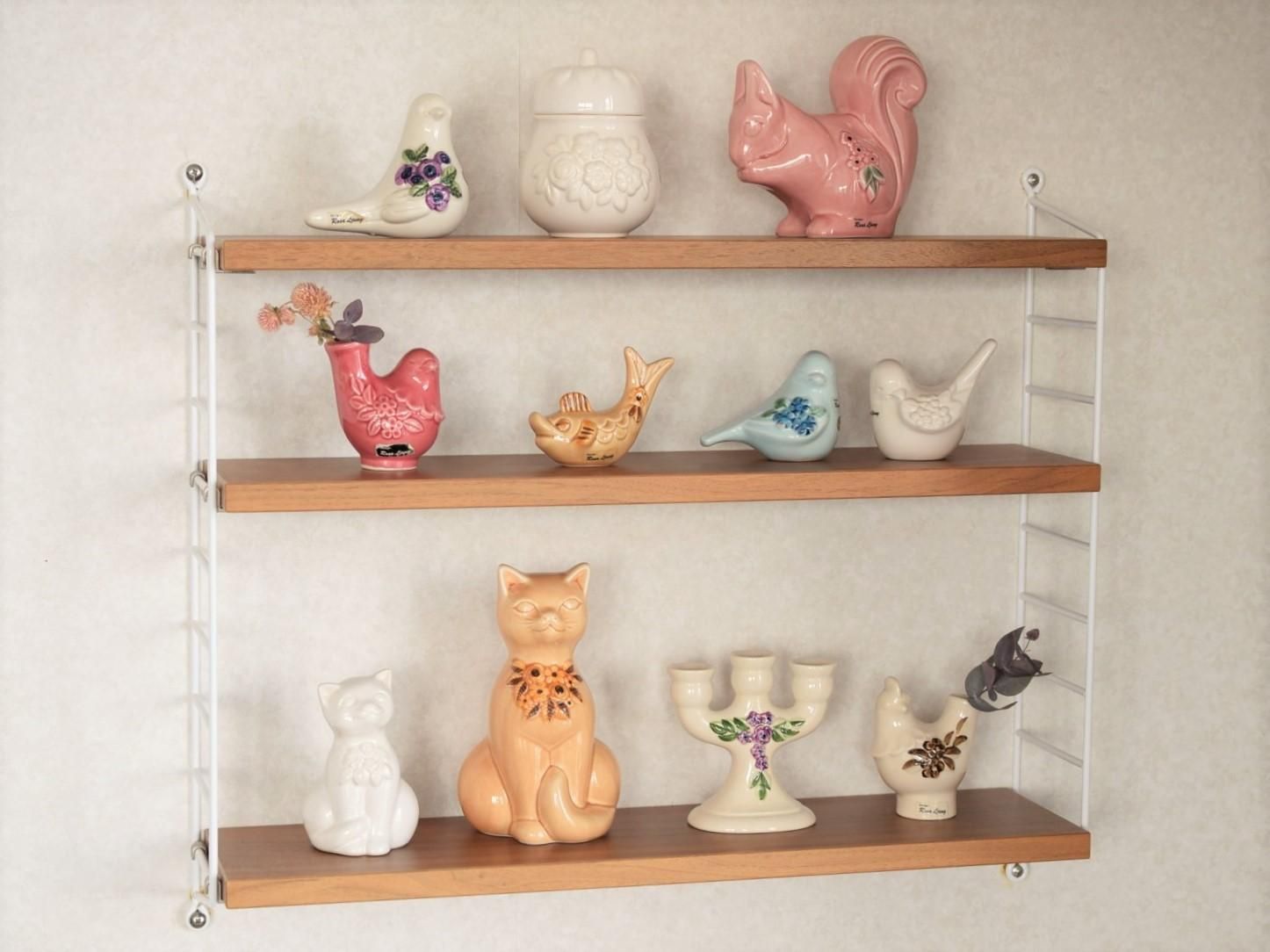 DECO社 Rosa Ljung 鳥のオブジェ (ブラウン) 左向き (2) ロサ