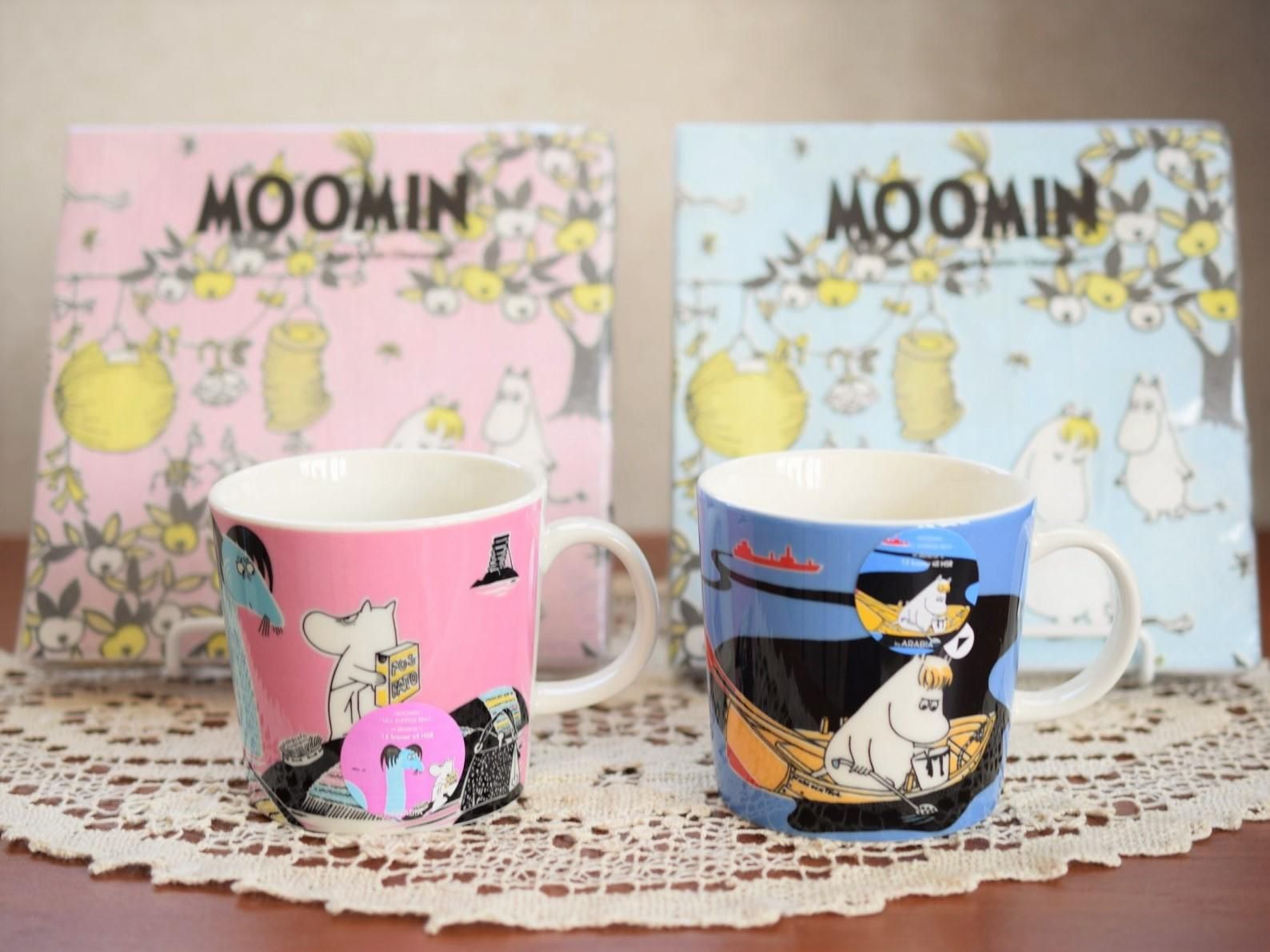 ARABIA moomin 2015年 スウェーデン限定 マグカップ (ピンク ARABIA moomin 2015年 スウェーデン限定 マグカップ (ピンク