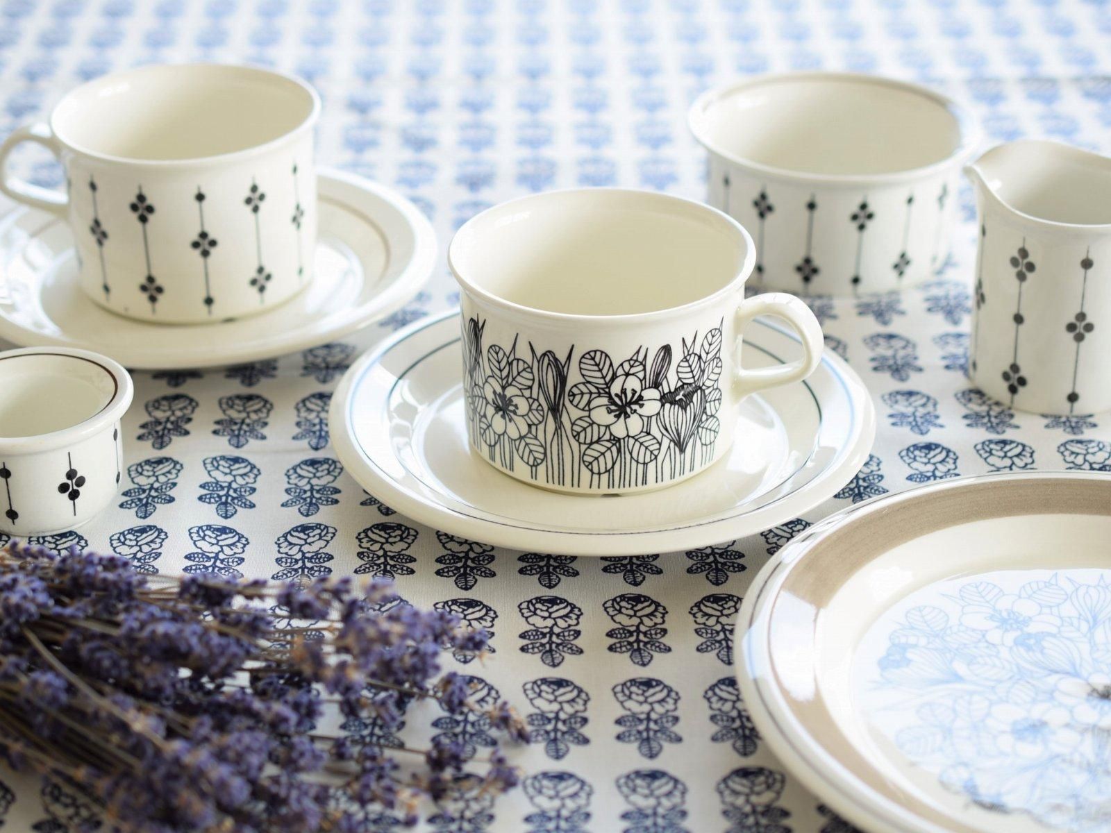 ARABIA Krokus 20cmプレート (4) アラビア クロッカス グレーリム